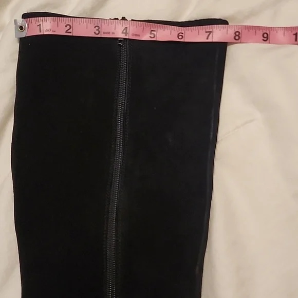 Alexander McQueen VTG Black Knee High Platform Stiletto Boots Gothcore Archive